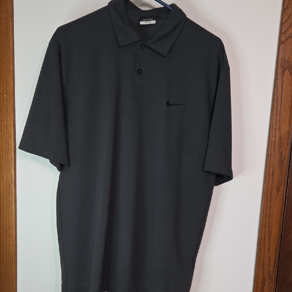 Nike Men's Charcoal Polo Shirt